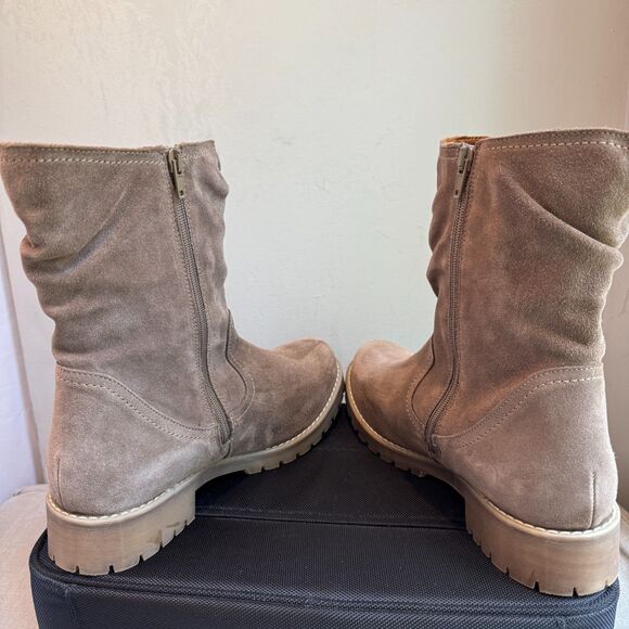 Eric Michael Brown Suede Texas Slouch Boots | EU 42 (FITS US 9.5-10.5) - Picture 6 of 12